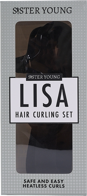 Hair Curling Set, black - Sister Young Lisa HAir Curling Set Black — photo N1