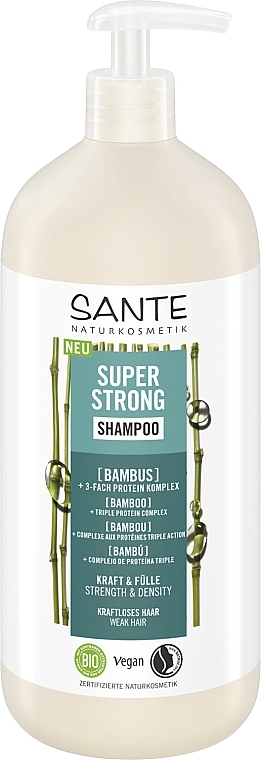 Strengthening Bamboo Bio Shampoo - Sante Super Strong Shampoo	 — photo N3