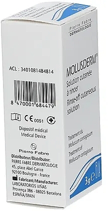 Molluscum Contagiosum Treatment Solution - Pierre Fabre Dermatologie Moluderm — photo N3