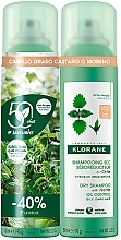 Fragrances, Perfumes, Cosmetics Set - Klorane Nettle Dry Shampoo for Oily Dark Hair (sh/2x150ml)
