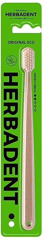 Medium Toothbrush - Herbadent Original Eco Medium Toothbrush — photo N1