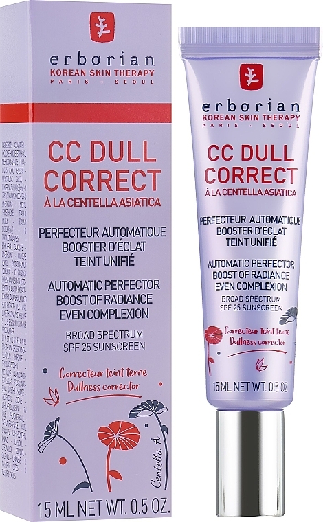 Correcting Face Cream - Erborian CC Dull Correct SPF 25 — photo N1
