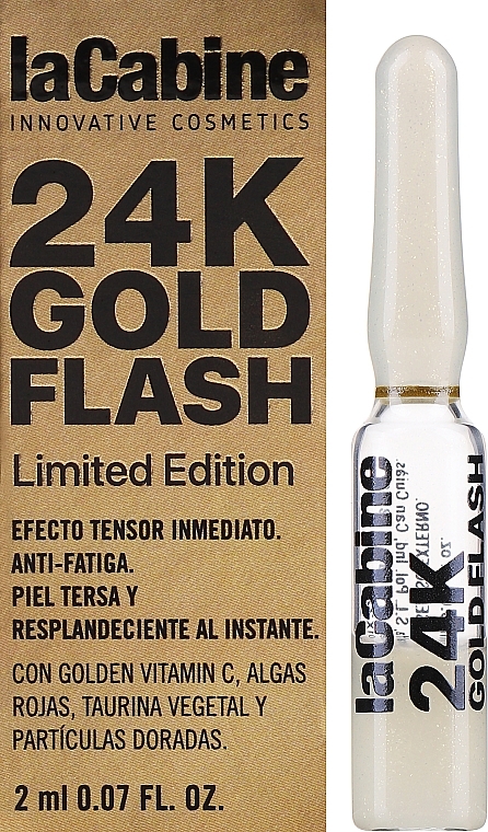 Firming Face Ampoule - La Cabine Flash 24 K Gold Ampoules — photo N1