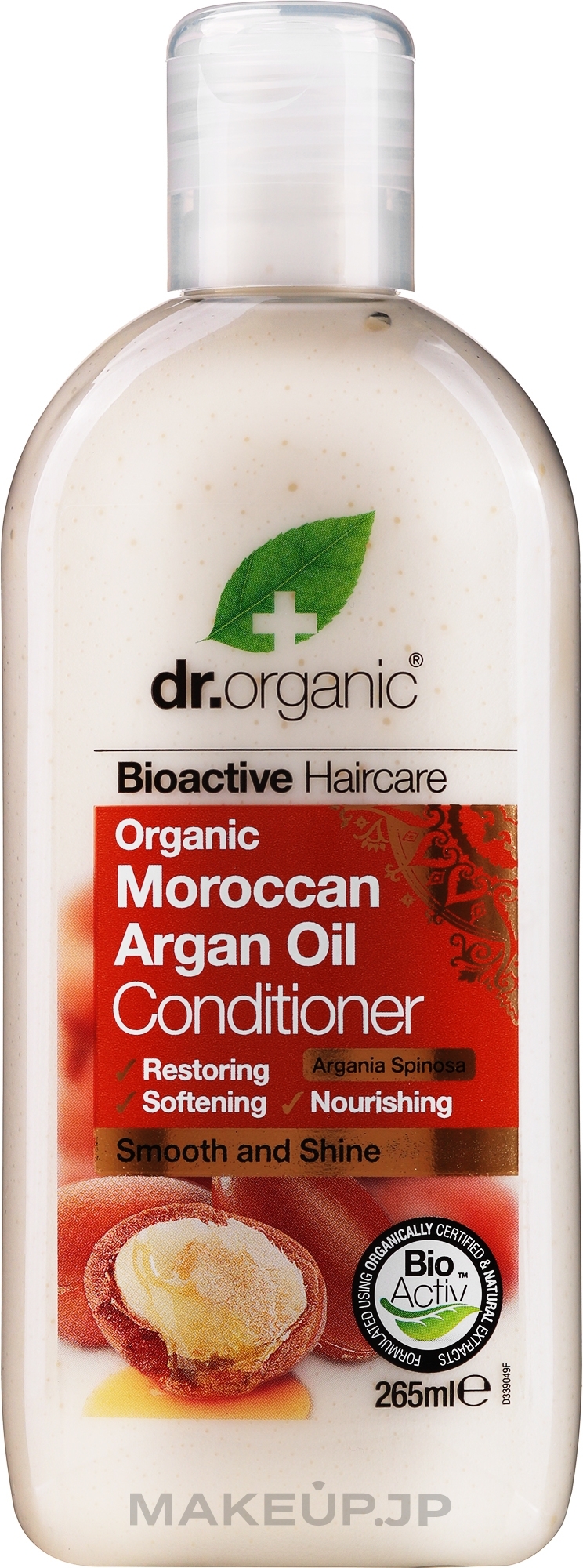 Conditioner "Argan Oil" - Dr. Organic Bioactive Haircare Moroccan Argan Oil Conditioner — photo 265 ml