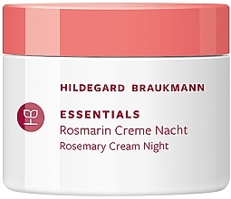 Fragrances, Perfumes, Cosmetics Rosemary Night Face Cream - Hildegard Braukmann Essentials Rosemary Cream Night