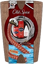 Set - Old Spice Captain (deo/50ml + sh/gel/250ml + ash/lot/100ml + bag) — photo N1