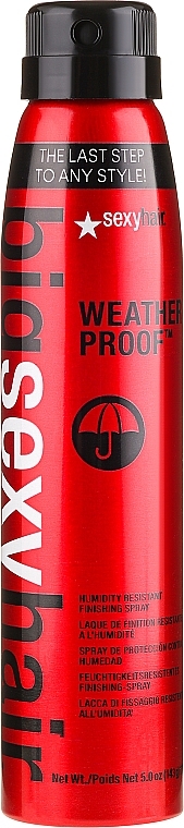 Humidity Resistant Hair Spray - SexyHair BigSexyHair Weather Proof Humidity Resistant Spray  — photo N3