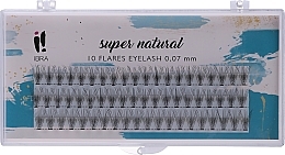 Fragrances, Perfumes, Cosmetics Ibra Super Natural10 Flares Eyelash - Individual Lashes, C 11 mm