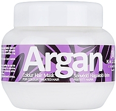 Color-Treated Hair Mask "Argan" - Kallos Cosmetics Argan Color Hair Mask — photo N4