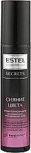 Fragrances, Perfumes, Cosmetics Thermal Protective Spray for Colored & Highlighted Hair 'Color Shine' - Estel Secrets