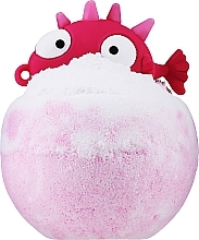 Bath Bomb with Toy, pink, fish - Chlapu Chlap Bomb — photo N1