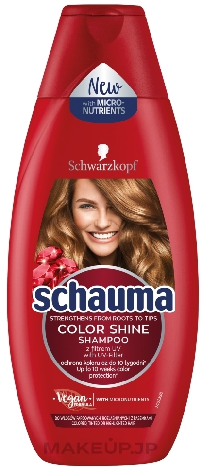 Hair Shampoo "Color Shine" for Colored Hair - Schwarzkopf Schauma Shampoo — photo 250 ml