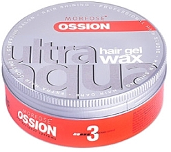 Fragrances, Perfumes, Cosmetics Hair Wax - Morfose Ossion Ultra Aqua Hair Red Gel Wax