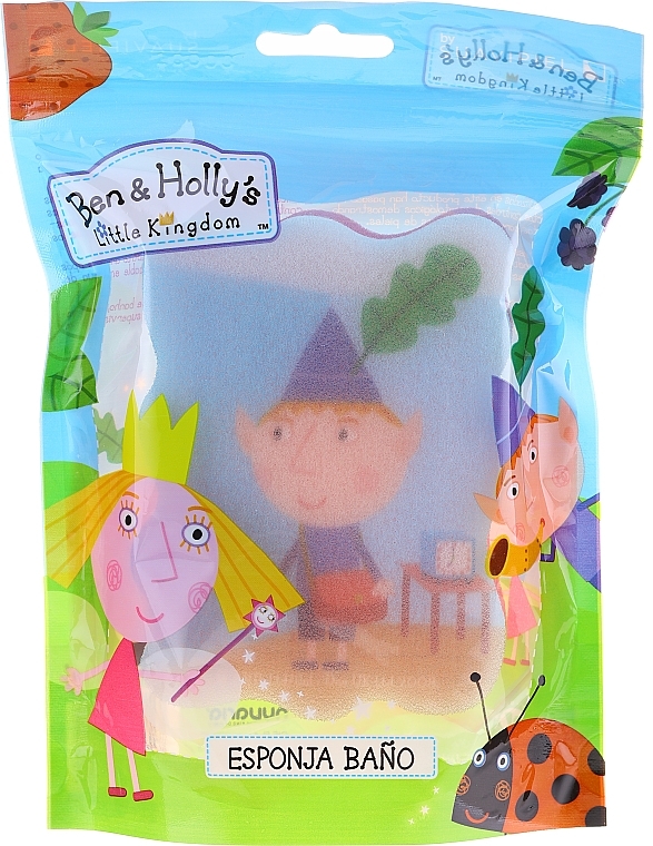 Kids Bath Sponge "Ben & Holly", Ben, dark blue-red - Suavipiel Ben & Holly Bath Sponge — photo N4