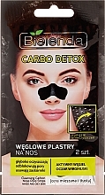 Fragrances, Perfumes, Cosmetics Charcoal Nose Stripes - Bielenda Carbo Detox