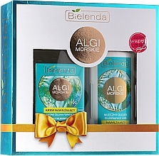 Fragrances, Perfumes, Cosmetics Set - Bielenda Algi Morskie Moisturizing Set (cr/50ml + b/oil/200ml)