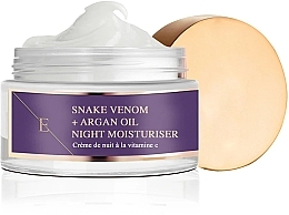 Fragrances, Perfumes, Cosmetics Moisturizing Night Cream with Snake Venom & Argan Oil - Eclat Skin London Snake Venom + Argan Oil Night Moisturiser