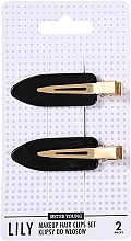 Fragrances, Perfumes, Cosmetics Hair Clip Set, 2 pcs. - Sister Young Lily Black