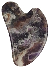 Face Massager & Scraper "Gua Sha", amethyst - Deni Carte Gua Sha — photo N1