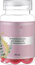 Fragrances, Perfumes, Cosmetics Nourishing & Strengthening Vitamin Hair Capsules - Tufi Profi Premium