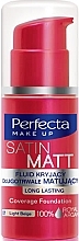 Fragrances, Perfumes, Cosmetics Face Foundation Fluid - Perfecta Satin Matt Long Lasting Fluid