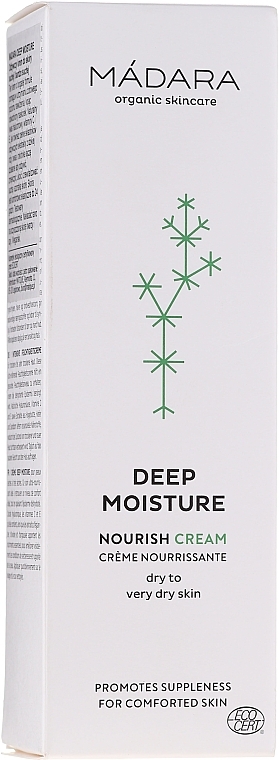 Deep Moisturizing Face Cream - Madara Cosmetics EcoFace — photo N1