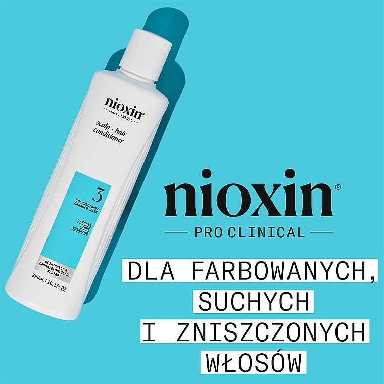 スカルプ＆ドライヘアケア コンディショナー - Nioxin Pro Clinical System 3 Scalp + Hair Thickening Conditioner — photo N2