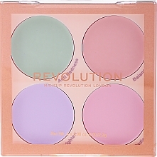 Fragrances, Perfumes, Cosmetics Matte Concealer Palette - Makeup Revolution Matte Base Corrector Kit