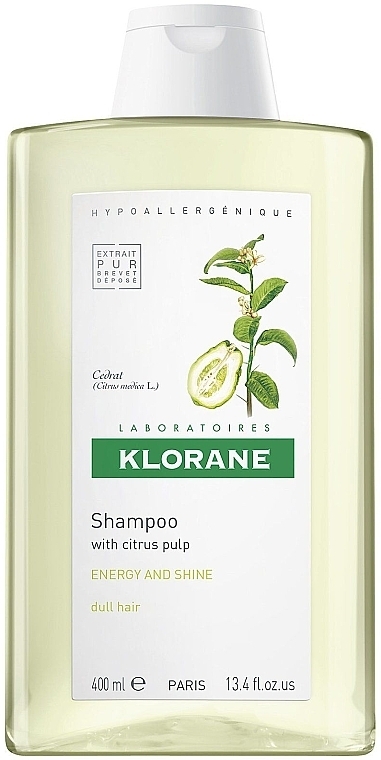 Tone-Up Shine Citrus Pulp Shampoo - Klorane Shampoo With Citrus Pulp — photo N1