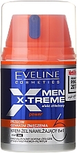 Fragrances, Perfumes, Cosmetics Face Cream-Gel - Eveline Cosmetics Men X-Treme Power Cream-Gel 6In1