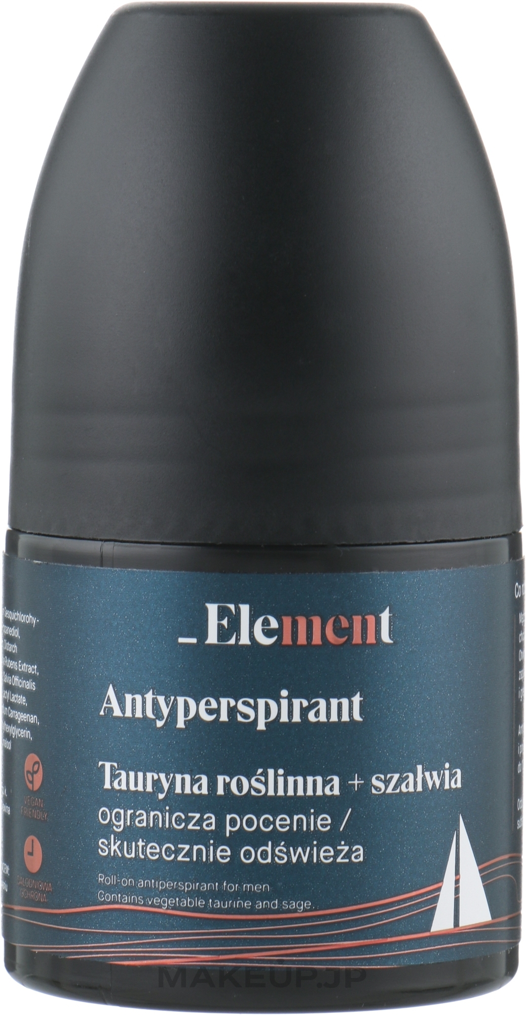 Roller Antiperspirant with Plant-based Taurine and Sage - _Element Men — photo 50 ml