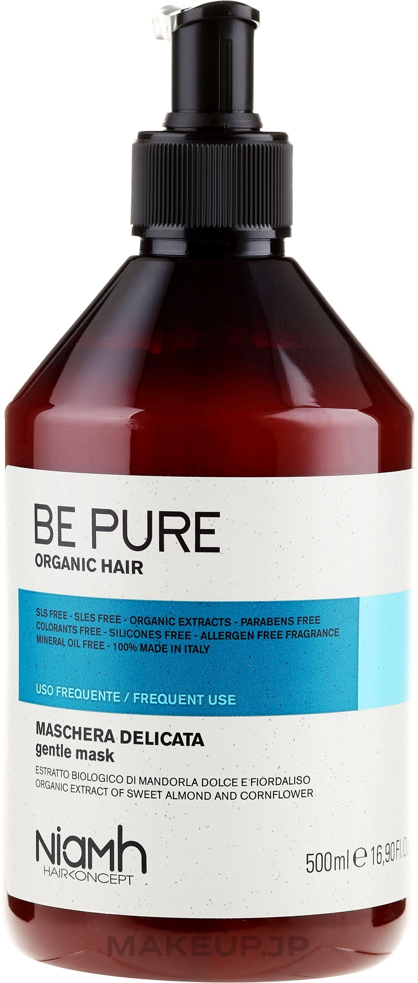 Frequent Use Gentle Hair Mask - Niamh Hairconcept Be Pure Mask Gentle — photo 500 ml