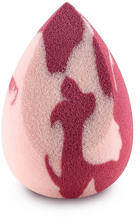 Makeup Sponge, medium, slanted, pink-berry - Boho Beauty Bohoblender Pinky Berry Medium Cut — photo N13