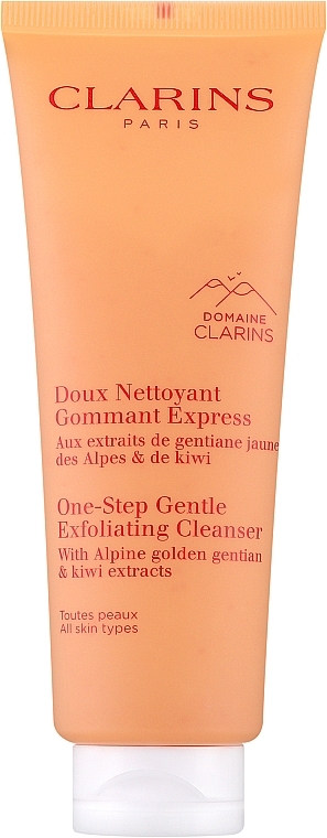 Face Scrub with Plant Extracts & Kiwi - Clarins Domaine Clarins One-Step Gentle Exfoliating Cleanser — photo N1