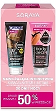 Fragrances, Perfumes, Cosmetics Set - Soraya Body Diet 24 (b/ser/200ml + b/n/conc/200ml)