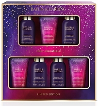 Fragrances, Perfumes, Cosmetics Set, 7 products - Baylis & Harding Midnight Fig & Pomegranate Ultimate Body Care Gift Set