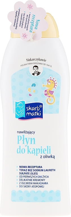 Bubble Bath - Skarb Matki Moisturizing Bath Liquid With Olive — photo N1