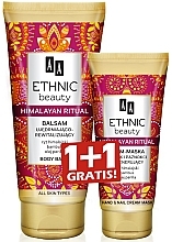 Fragrances, Perfumes, Cosmetics Set - AA Ethnic Beauty Himalayan Ritual (h/cr/75ml + b/balm/200ml)