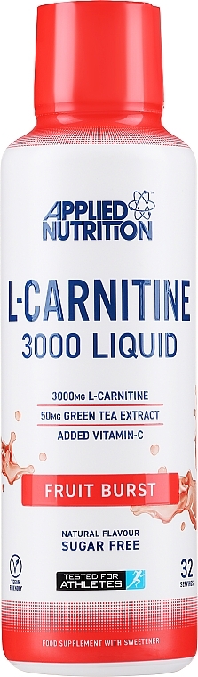 Liquid L-Carnitine with Green Tea - Applied Nutrition L-Carnitine Liquid & Green Tea — photo N1