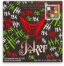 Eyeshadow Palette - Makeup Revolution X Dc Joker Shadow Palette Why So Serious — photo N5