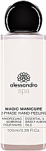 Fragrances, Perfumes, Cosmetics 2-Phase Hand Peeling - Alessandro International Spa Magic Manicure 2-Phase Hand Peeling