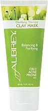 Fragrances, Perfumes, Cosmetics Salicylic acid Face Mask - Aubrey Organics Clarifying Therapy Clay Mask