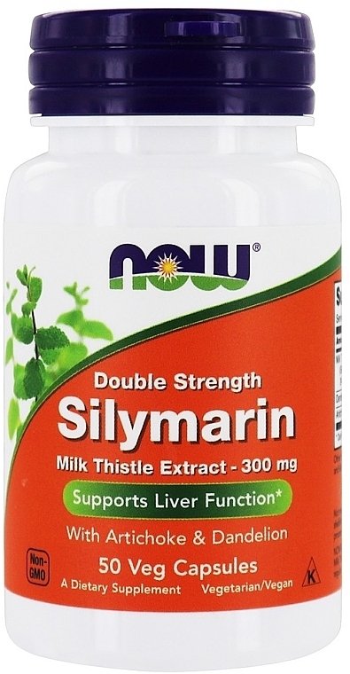 Silymarin Milk Thistle Extract - Now Foods Double Strength Silymarin Milk Thistle Extract — photo N7