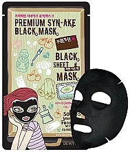 Fragrances, Perfumes, Cosmetics Face Sheet Mask with Lifting Effect - Dewytree Premium Synake Black Sheet Mask