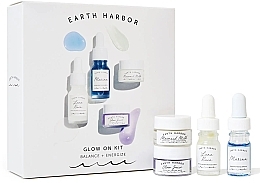 Fragrances, Perfumes, Cosmetics Set - Earth Harbor Glow On Kit (mask/7ml + ser/5ml*2 + cr/7ml)