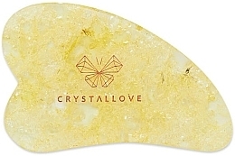 Facial Massager - Crystallove Lemon Amber Gua Sha — photo N5