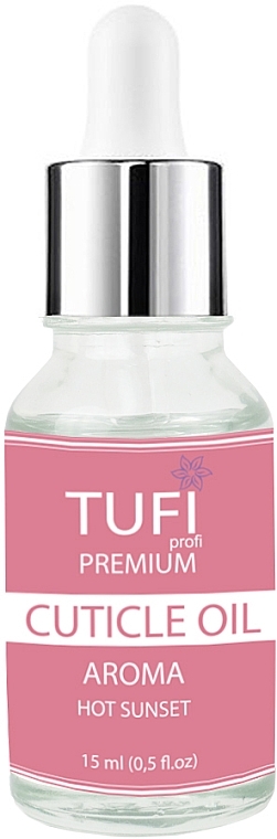 Cuticle Oil 'Sunset Hot' - Tufi Profi Premium Aroma — photo N6