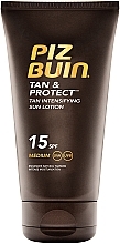 Fragrances, Perfumes, Cosmetics Body Lotion - Piz Buin Tan & Protect Tan Intensifying Lotion SPF15