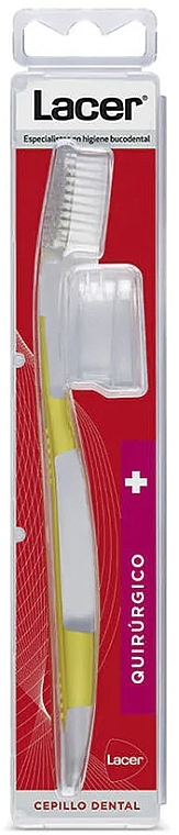 Surgical Toothbrush, yellow - Lacer Surgical Toothbrush — photo N1