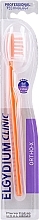 Fragrances, Perfumes, Cosmetics Orthodontic Toothbrush, orange - Elgydium Clinic X Adult